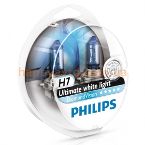 Автолампа PHILIPS H7 Diamond Vision 12V 55W PX26d (12972DVS2)